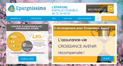 Desktop Screenshot of epargnissimo.fr